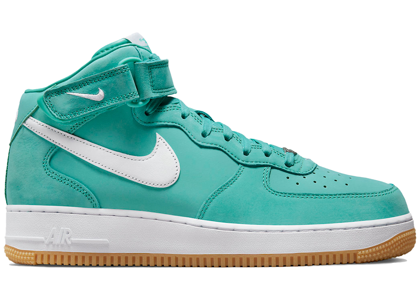 teal green air force ones