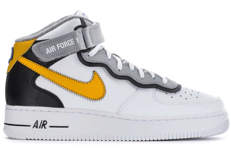 Nike Air Force 1 Mid Athletic Club White Dark Sulfur Homme - DH7451-101 ...