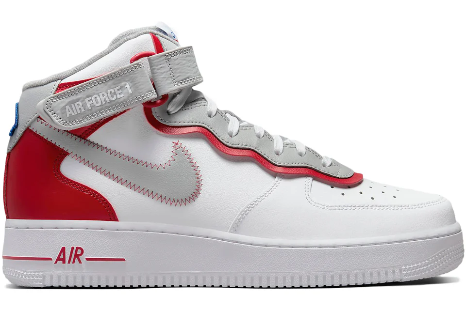 Nike Air Force 1 Mid Athletic Club White Gym Red Men's - DH7451-100 - US