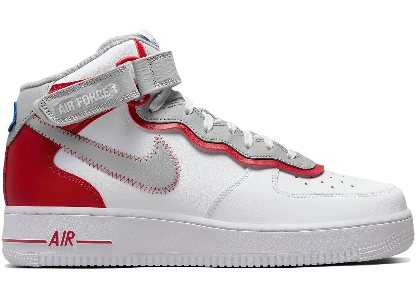 Nike Air Force Mid Athletic Club White Gym Red Men's DH7451