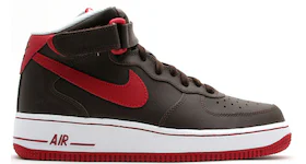 Nike Air Force 1 Mid Baroque Brown Varsity Red (GS)