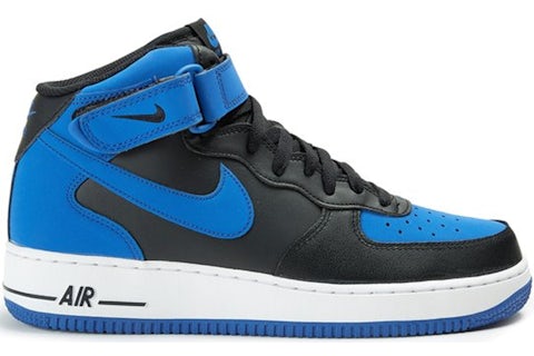 Royal blue air force 1 mid discount