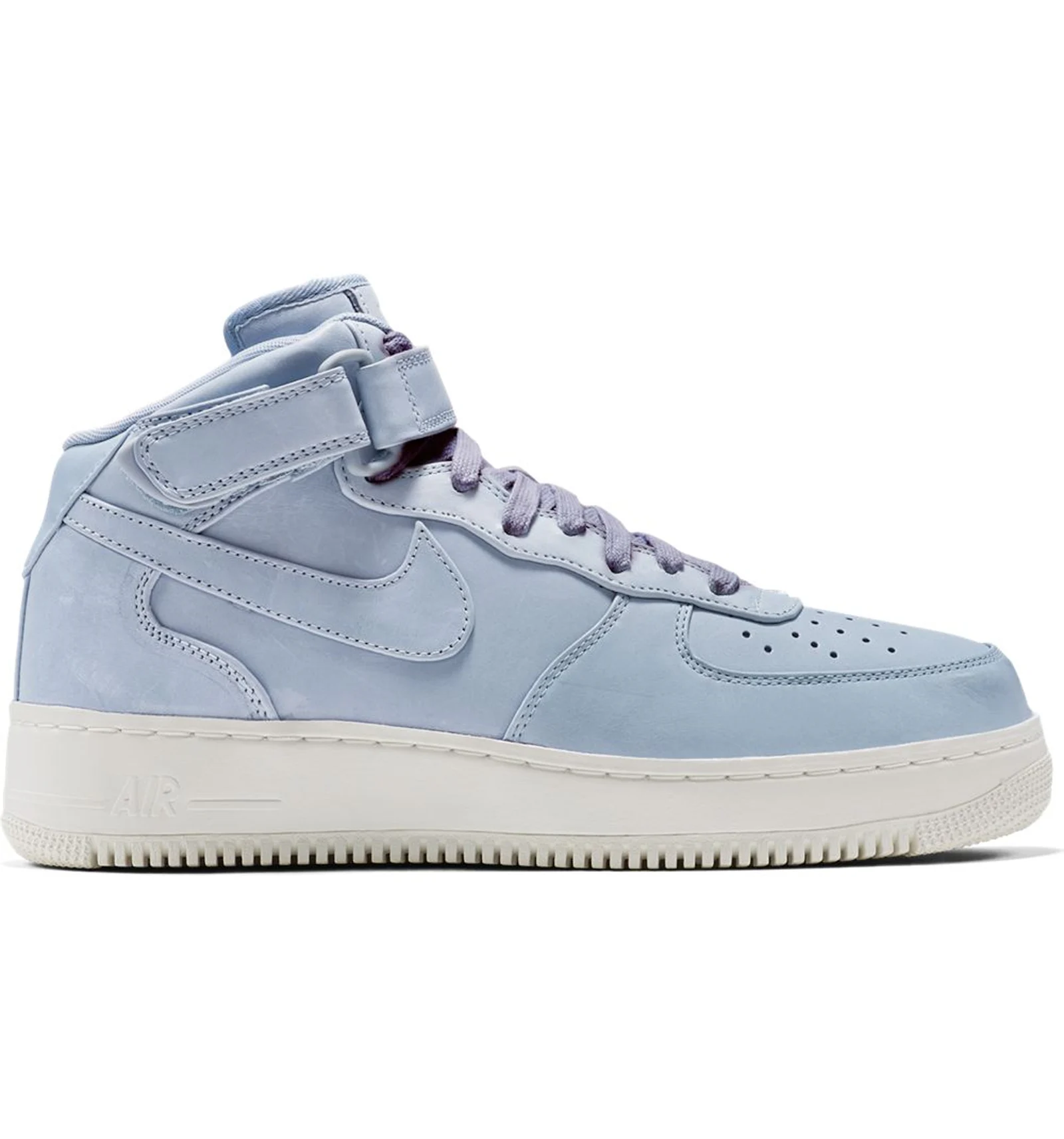 Blue and grey top nike air force 1