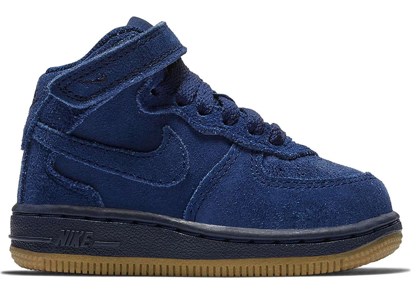 Nike Air Force 1 Mid Blue Void Gum (TD) Toddler - 859338-401 - US