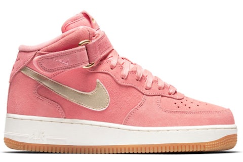 HOT Pink Nike Air Force Mujer Mid Nike Air Force Mid Bright Melon