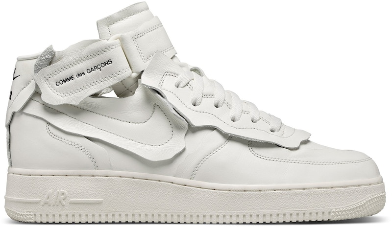 Nike Air Force 1 Mid Comme des Garcons White