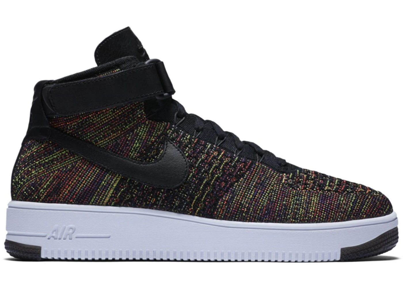Air force 1 top flyknit black low