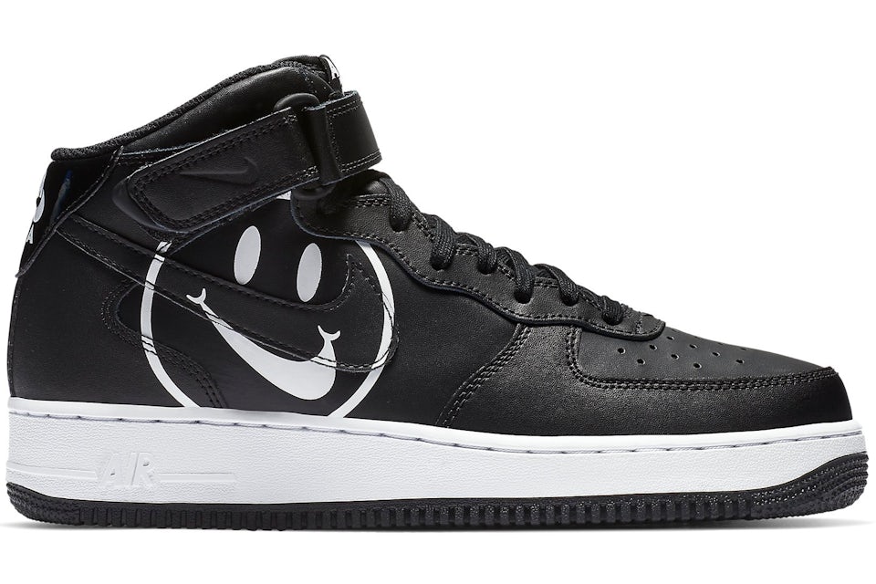 Air force 1 sales mid womens black