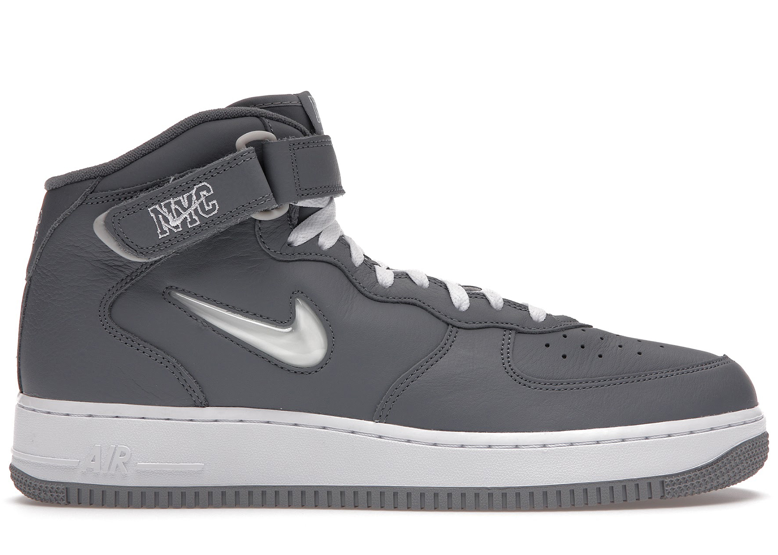 Nike Air Force 1 Mid QS Jewel NYC Cool Grey Men's - DH5622-001 - US