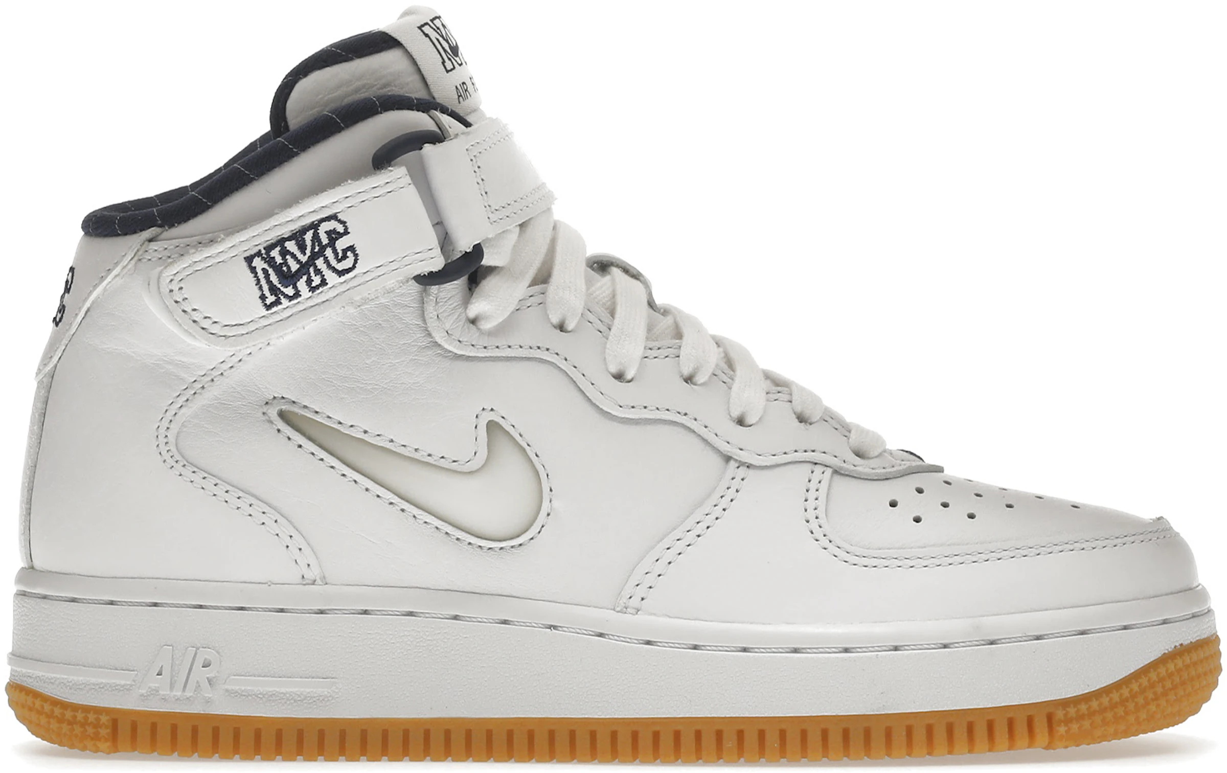 Nike Air Force 1 Mid QS Jewel NYC White Midnight Navy - DH5622-100 -