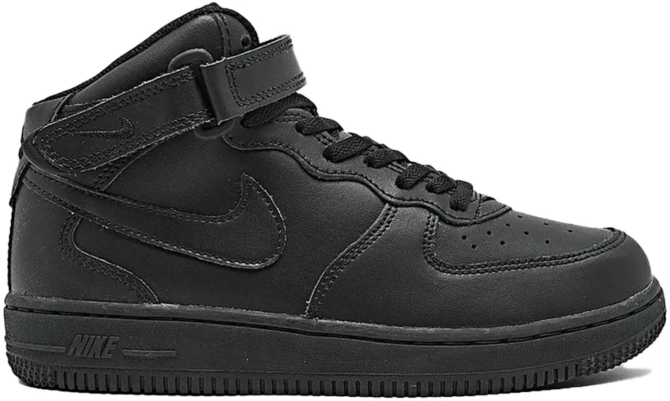 Nike Air Force 1 Mid LE Black (PS) Kids' - DH2934-001 - US