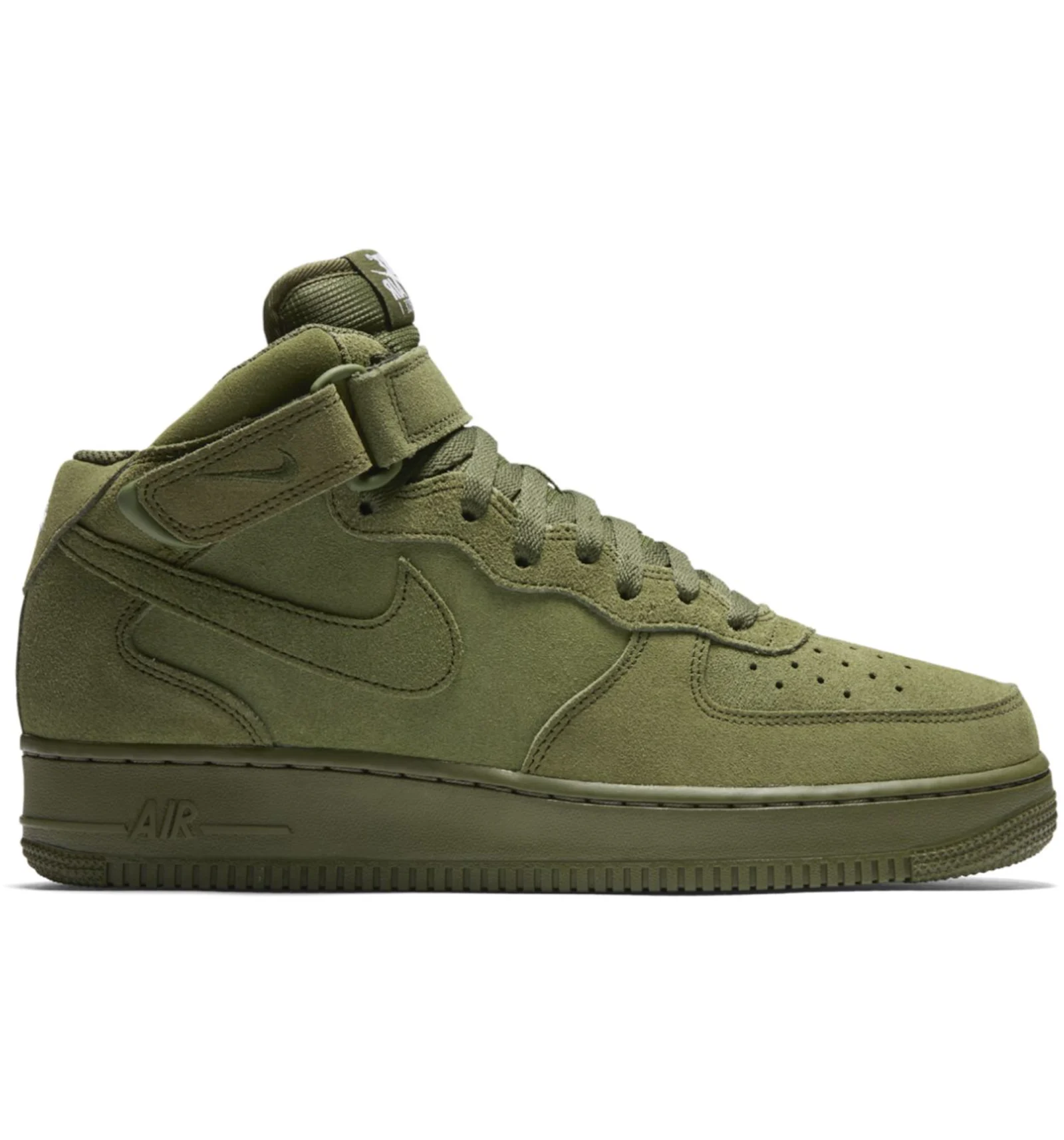 Nike air force top 1 mid mens green