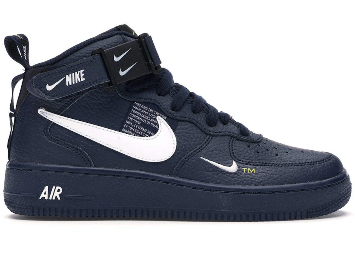Nike air force 1 mid 07 lv8 obsidian white Clearance