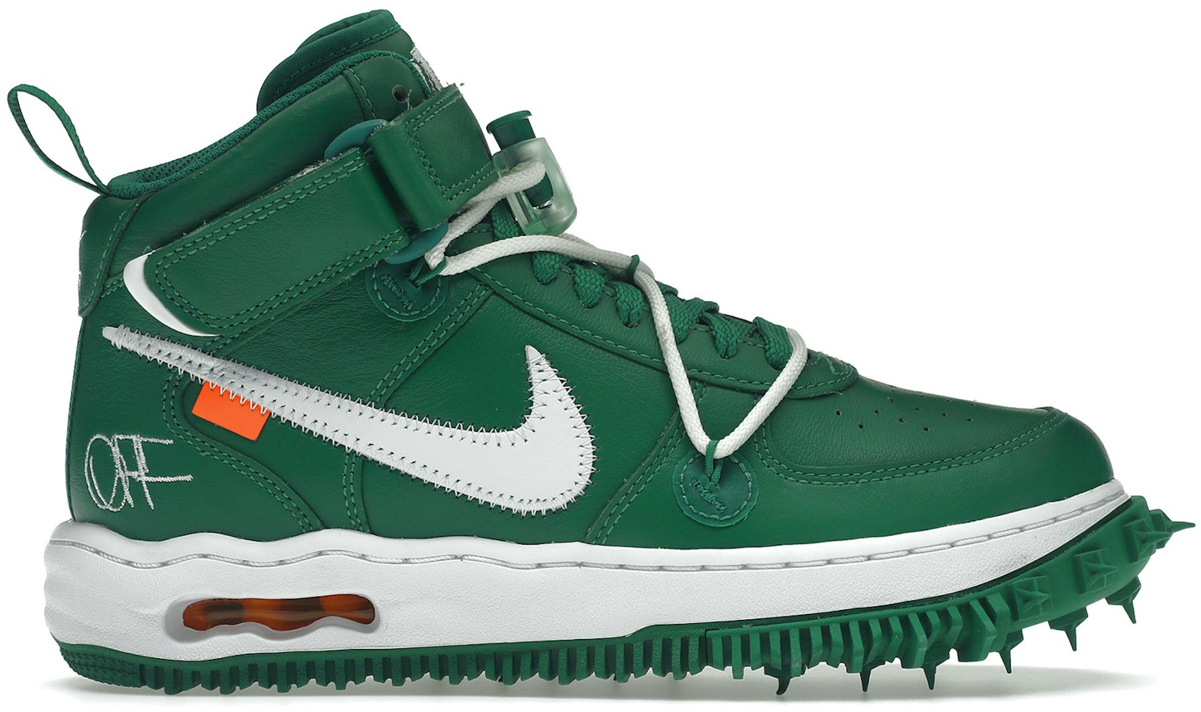 difícil temperamento doble Nike Air Force 1 Mid Off-White Pine Green - DR0500-300 - US