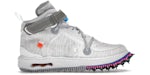 Nike Air Force 1 Mid Off-White en blanco
