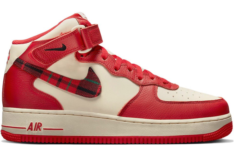 Nike Air Force 1 Mid '07 LX 'Red Plaid' | Men's Size 11