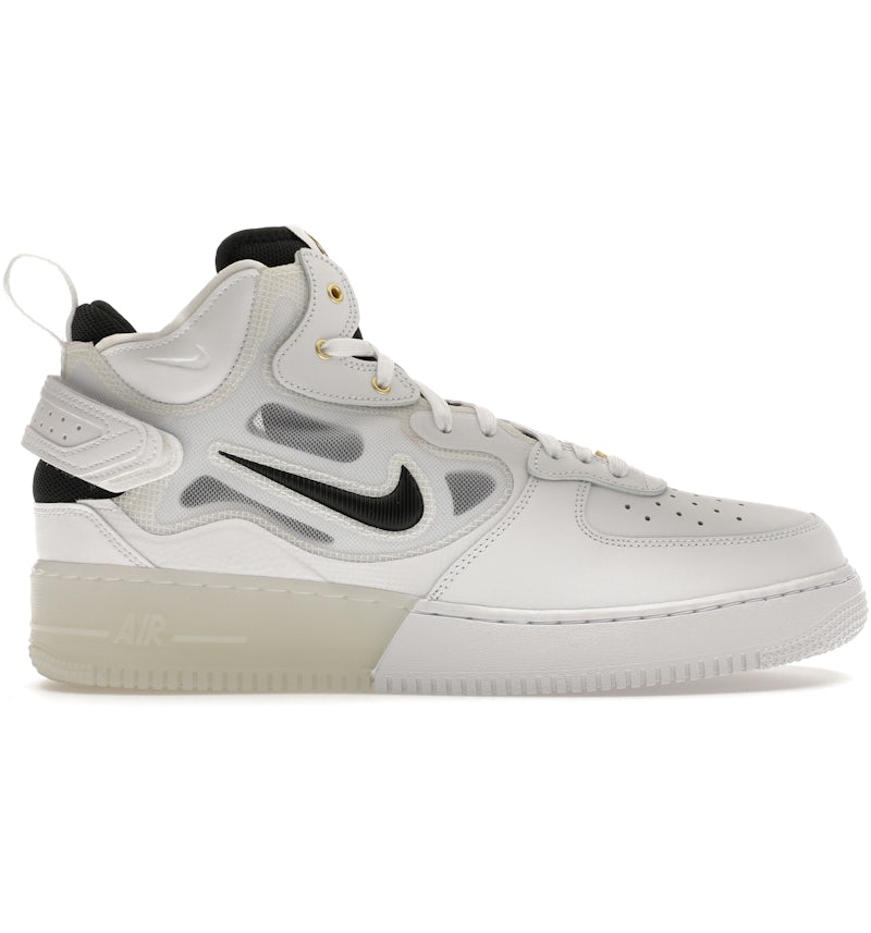 Nike Air Force Mid React 40th Anniversary White Black Men's