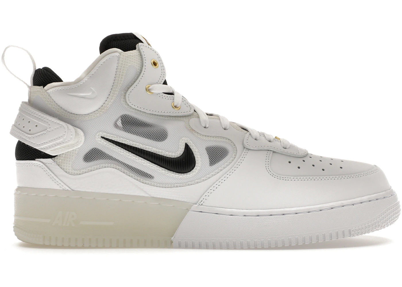 Nike Air Force Mid React 40th Anniversary White Black Men's