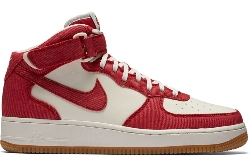 Nike air force 1 mid denim best sale