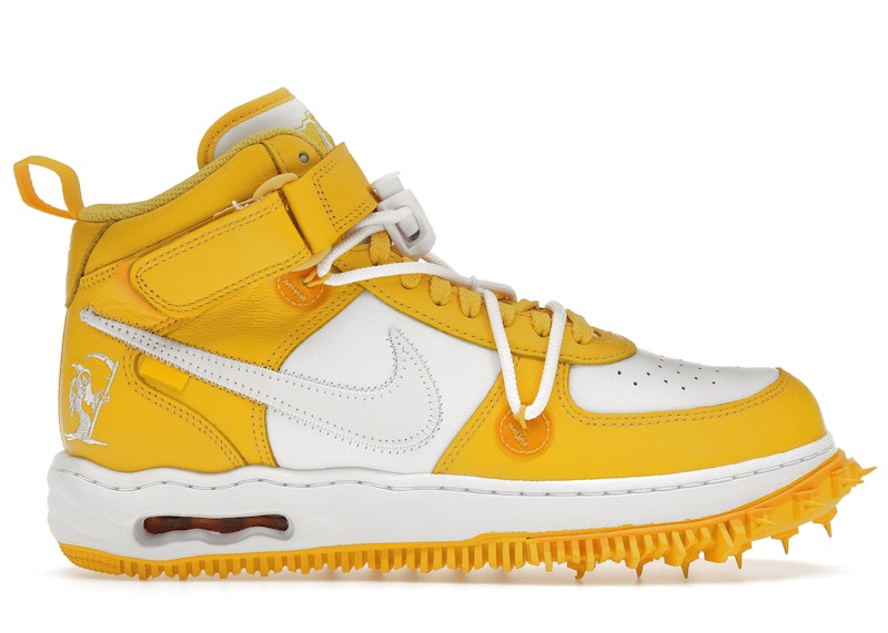 Nike Air Force 1 Mid SP Off-White Varsity Maize Men's - DR0500-101 - US