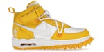 Nike Air Force 1 Mid SP bianco giallo acceso