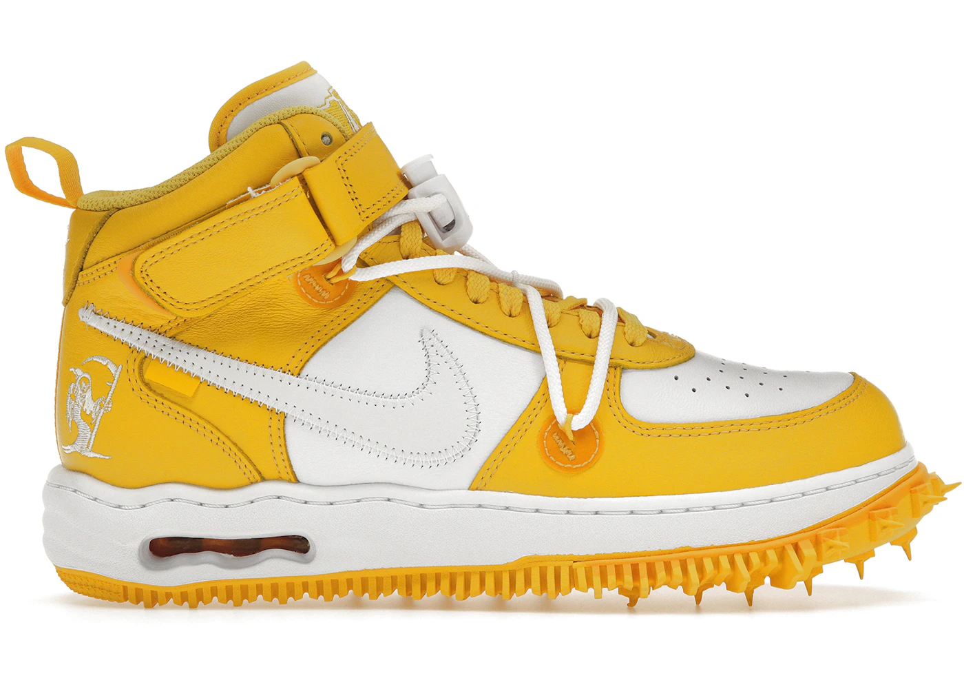 Nike Air Force Mid SP Off-White Varsity Maize Men's DR0500-101