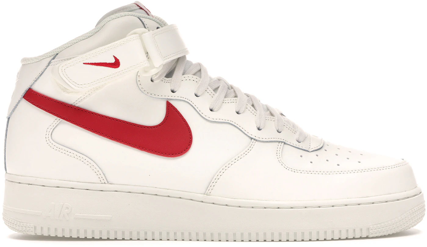 Air Force 1 Mid Sail Red Men's - 315123-126 - US