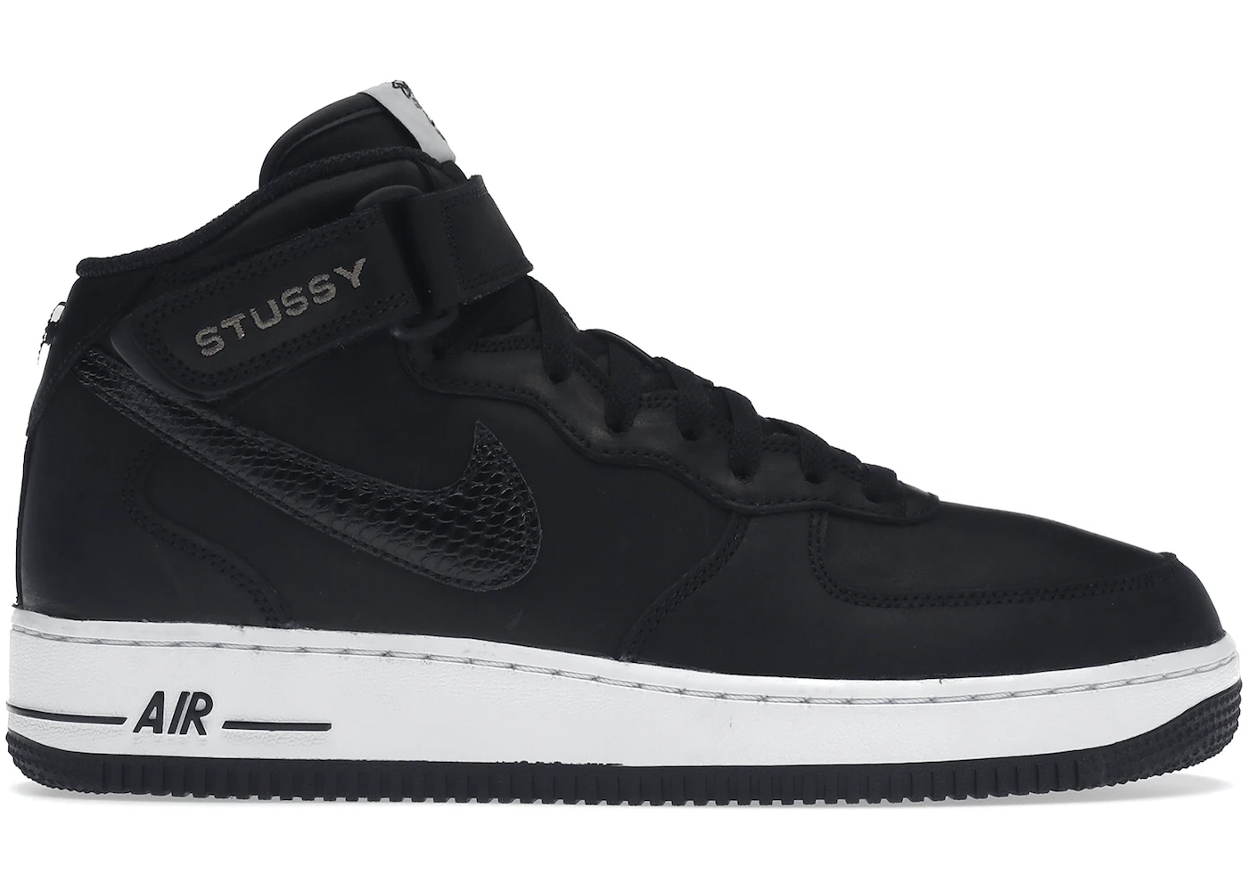 Nike Stussy X Air Force 1 Low 'triple Black' for Men
