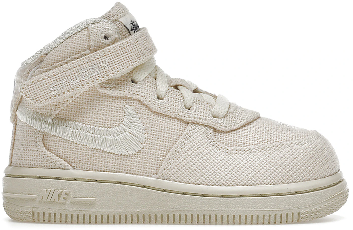 Nike Air Force 1 Mid Stussy Fossil (TD) Toddler - DN4159-200 - US