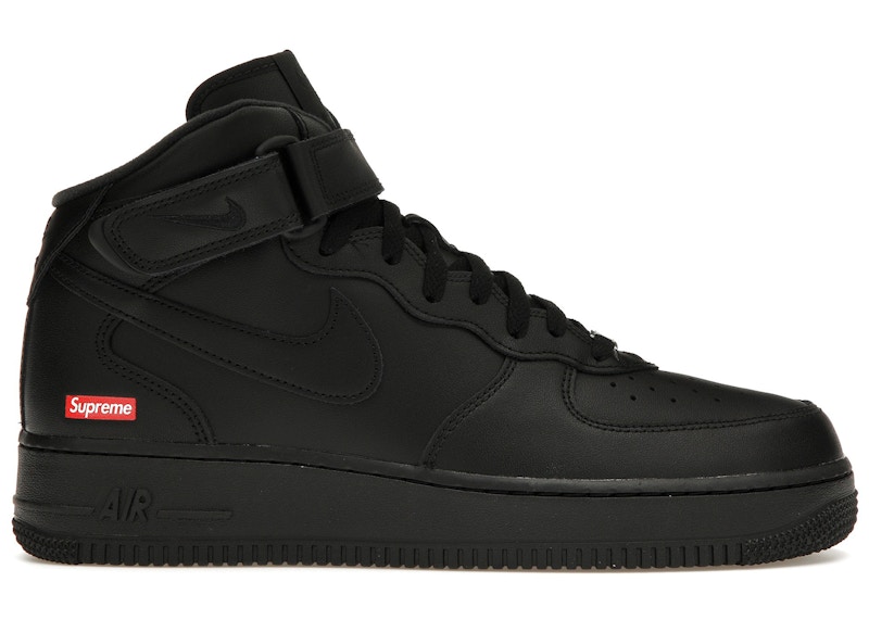 Nike Air Force 1 Mid Supreme Black メンズ - FZ8784-001 - JP