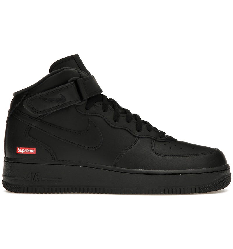 Nike Air Force Mid Supreme Black Men's FZ8784-001 US