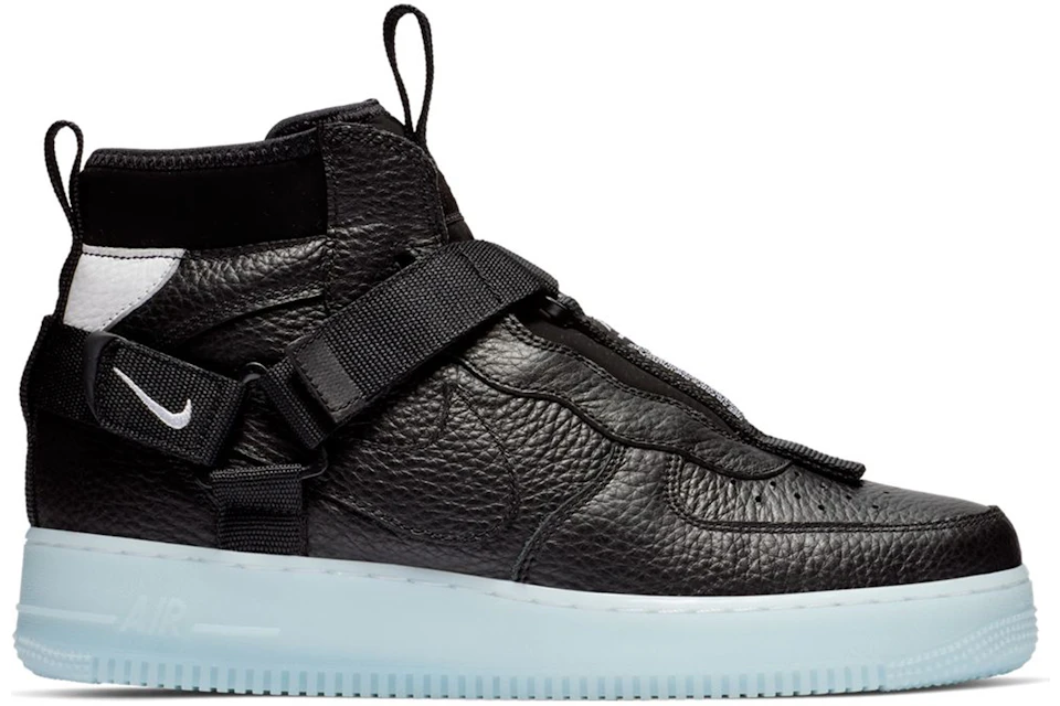 Air Force 1 Mid Utility Black Half Blue