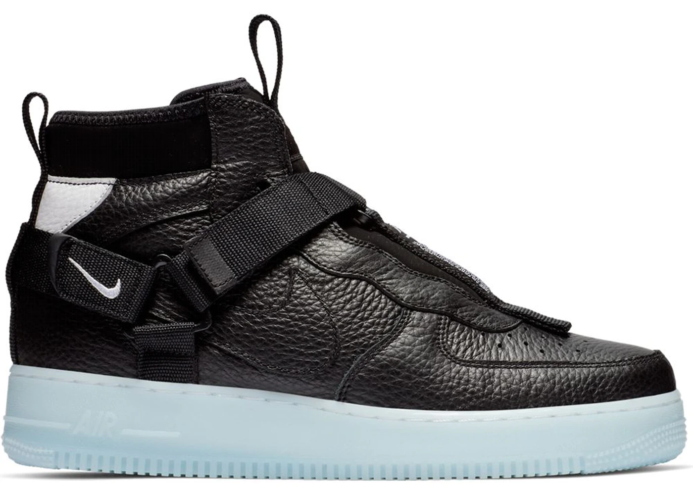 grandmother Outflow ventilation Nike Air Force 1 Mid Utility Black Half Blue - AQ9758-001 - US