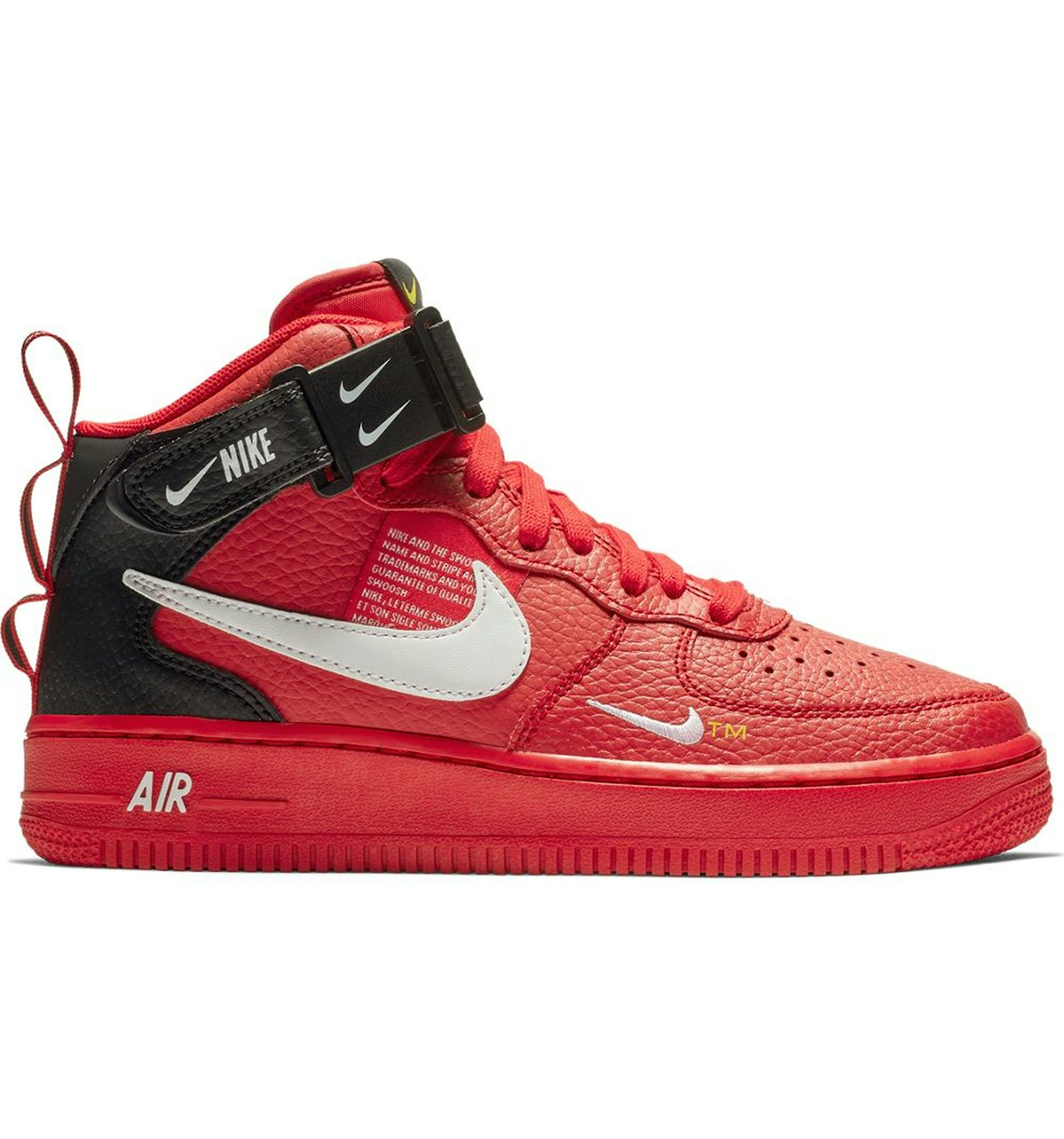 Nike Air Force 1 Mid Utility University Red GS Kids AV3803 600