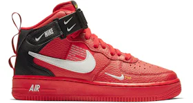 Nike Air Force 1 Mid Utility Black Half Blue Men s AQ9758 001 US