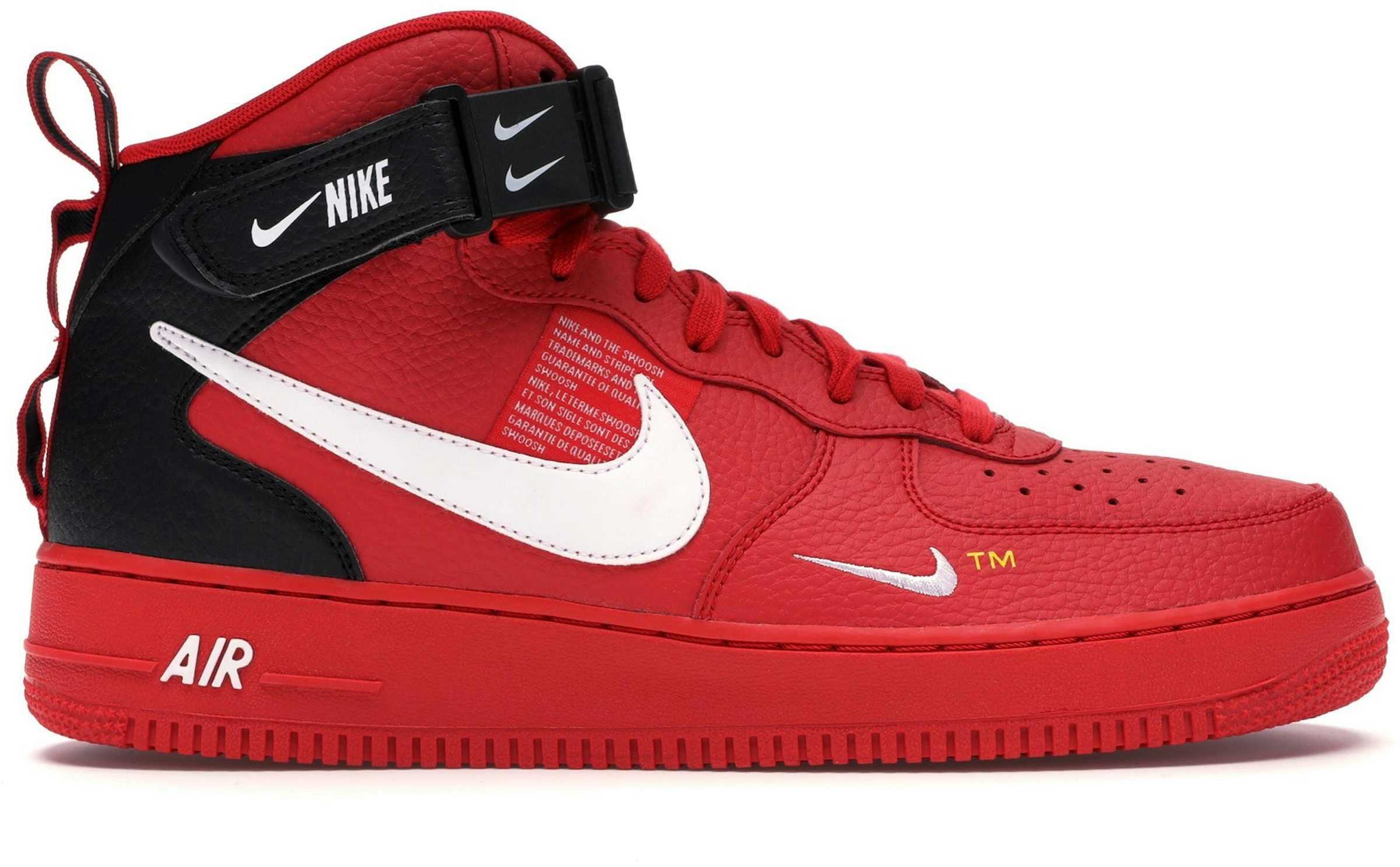 Nike Air Force 1 Mid Utility University Red