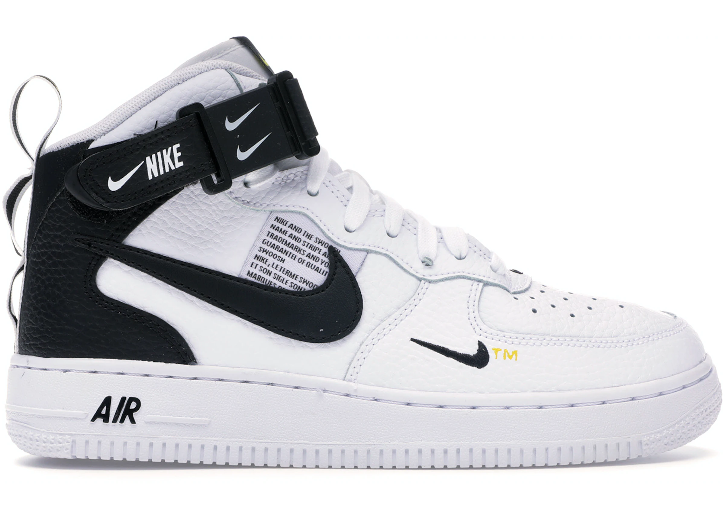 Coin laundry Every week Derbeville test Nike Air Force 1 Mid Utility White Black (GS) - AV3803-100 - US