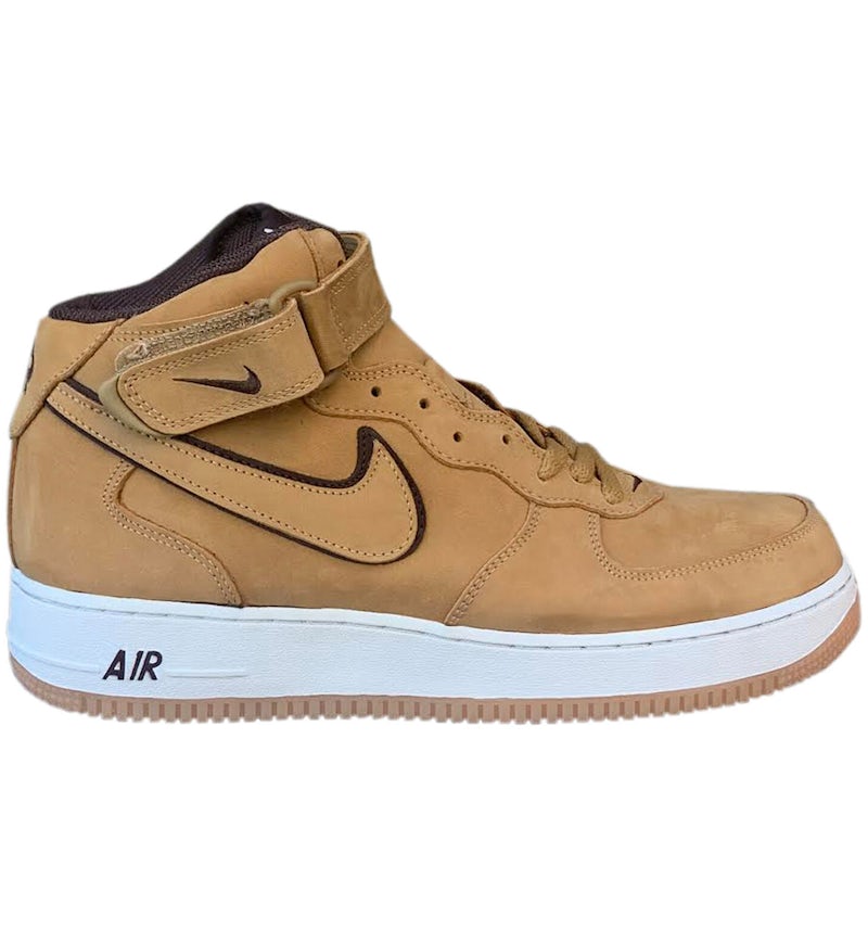 Brown Nike Air Force Mid 07 Wheat Nike Air Force Mid WP Waterproof