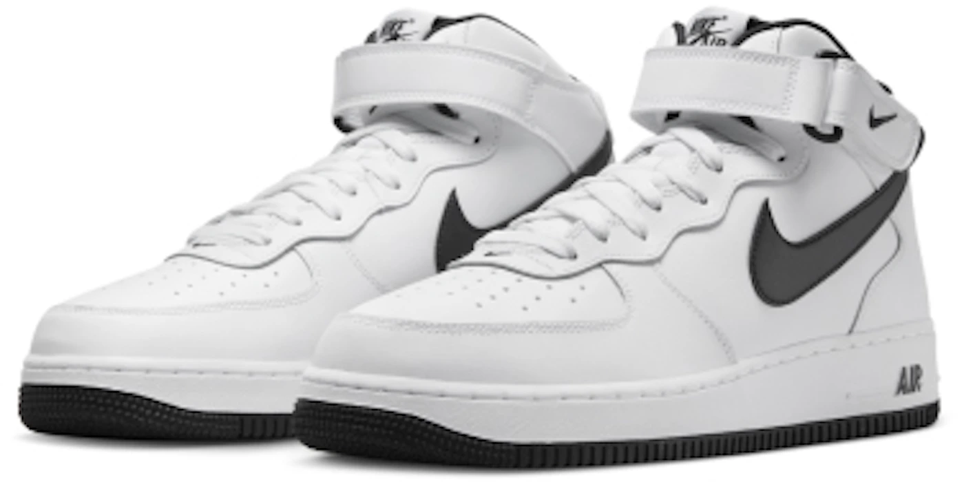 Nike Air Force 1 Mid White Black (2023) Men's - DV0806-101 - US