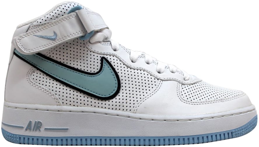 nike air force 1 mid white and blue