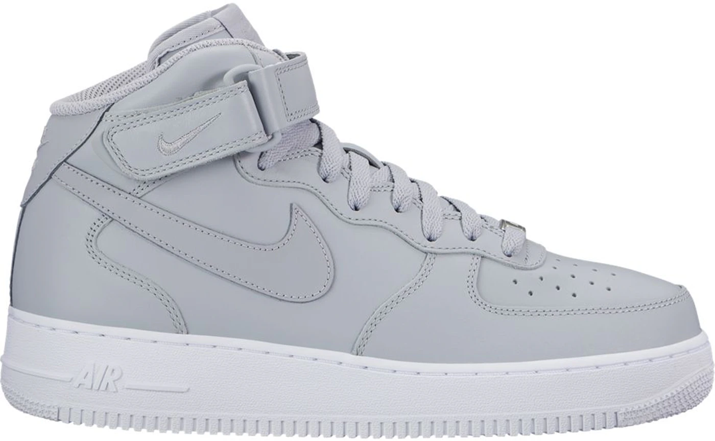 Nike Air Force 1 Mid Wolf Grey White (2007) Men's - 315123-046 - US