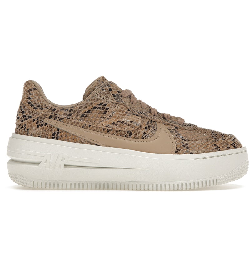 Nike Air Force Brown Snakeskin Print (Women's