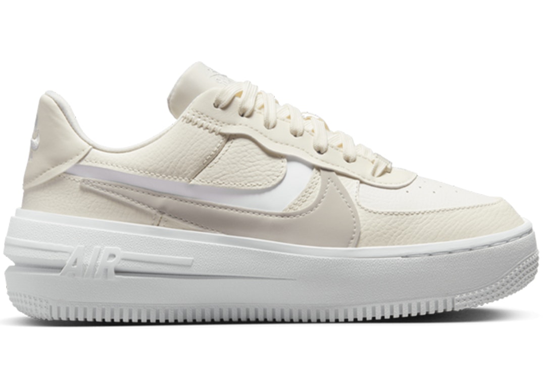 Pre-owned Nike Air Force 1 Plt.af.orm Pale Ivory (women's) In Pale Ivory/light Orewood Brown/white
