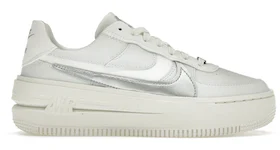Nike Air Force 1 PLT.AF.ORM Summit White Metalic Silver (Women's)