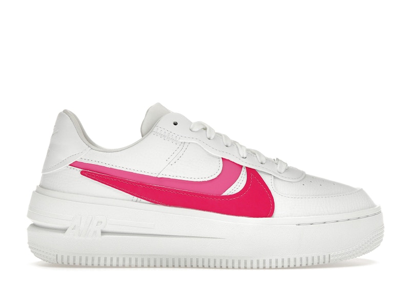 Nike Air Force 1 PLT.AF.ORM White Fireberry (Women's) - FJ2986-100