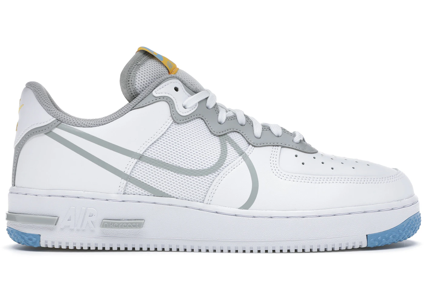 Nike Air Force 1 React Light Smoke Grey Men's - CT1020-100 - US