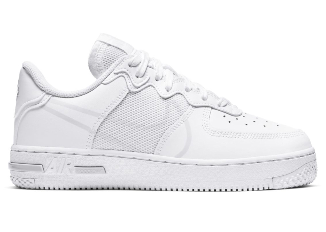 Nike Air Force 1 Low React SU White (GS) Kids' - CT5117-101 - US