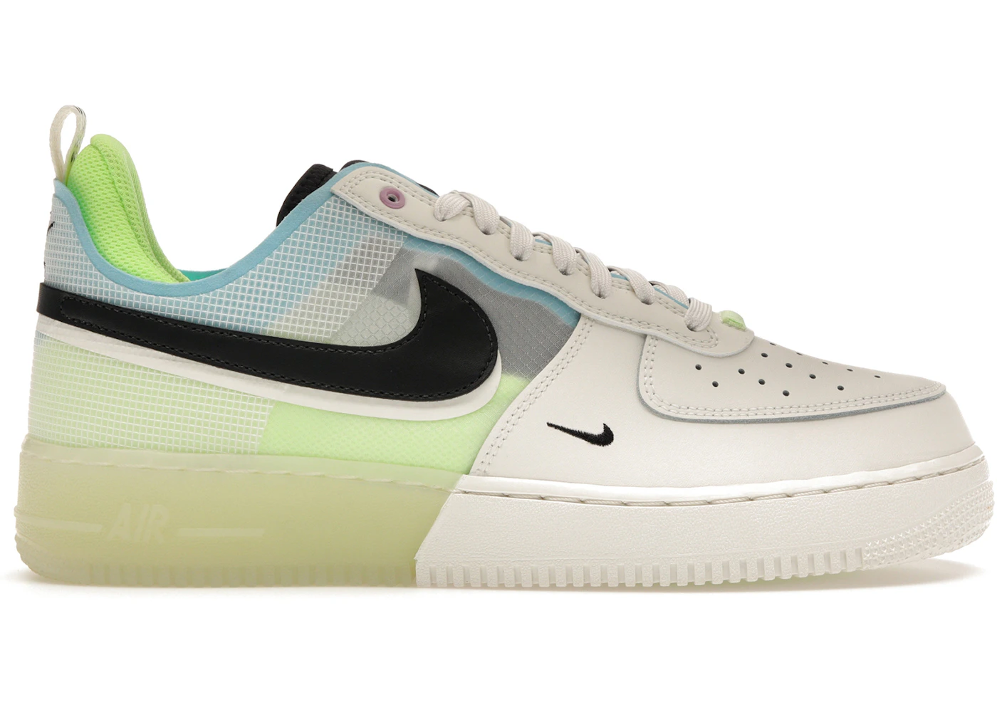 Nike Air Force React Sail Barely Volt Men's DM0573-101 US