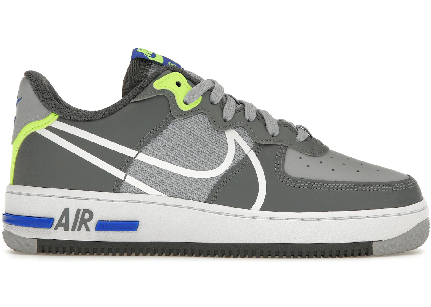 Light Smoke Grey Af1 React Grey Smoke Grey Air Force Low Cut White