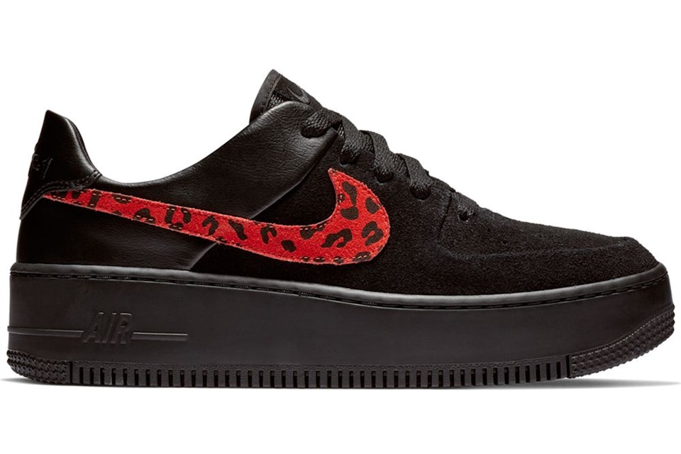 Nike Air Force 1 Sage Low Black Leopard (Women's) - - US